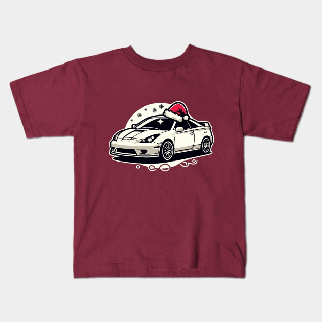 CELICA CHRISTMAS EDITION Kids T-Shirt by Gab Designs Stuff